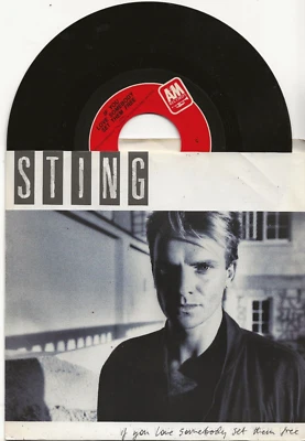 STING POLICE IF YOU LOVE SOMEBODY, SET THEM FREE VINYL SINGLE FROM USA, MINT - Image 1 of 2