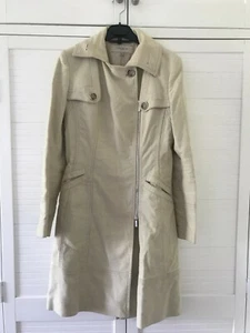 Karen Millen ivory suede coat size UK 10 - Picture 1 of 4