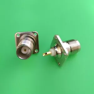 (2 PZ) Connettore TNC Femmina Montaggio Telaio - Venditore USA - Foto 1 di 2