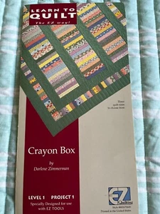 Learn To Quilt Crayon Box D. Zimmerman Colorful Leaflet EZ Quilting - Picture 1 of 3