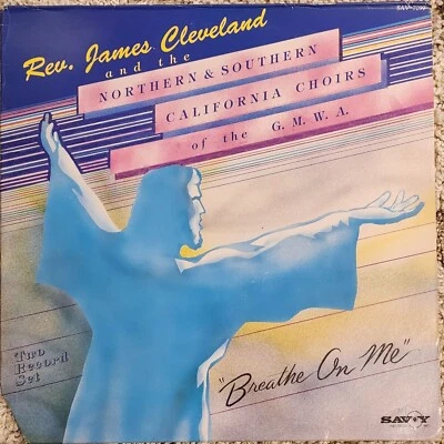 JAMES  CLEVELAND - Breathe On Me 1989 Soul Gospel DOUBLE LP SAVOY 7097 - Image 1 of 2