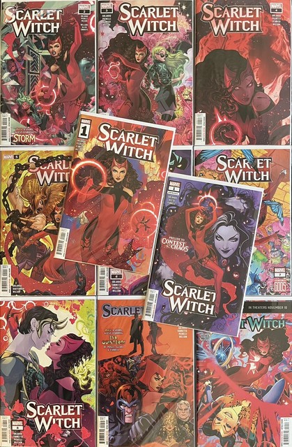 SCARLET WITCH QUICKSILVER #1 MAIN + VECCHIO FOIL VARIANT SET