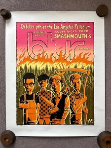 Blur & Smashmouth & Supersport 2000 @ The Los Angeles Palladium. Vintage Poster - Picture 1 of 9