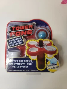 Tower Pong -Beer Pong Drinking Game New Great for Parties- You can Take Anywhere - Picture 1 of 8