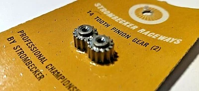 Engrenagem de pinhão Strombecker 14 dentes para eixo 3/32" 0,0925".   No. 8434 - Imagem 1 de 2