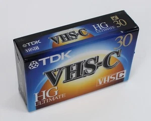 TDK VHS-C HG Ultimate 30 Min TC-30HG High Grade - Picture 1 of 3