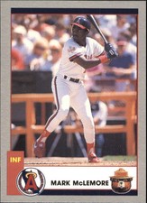 1990 Angels Smokey Baseball Card #12 Mark McLemore
