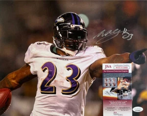 WILLIS MCGAHEE Rare Signed Autographed 14x11 Baltimore Ravens Photo JSA COA - Picture 1 of 7