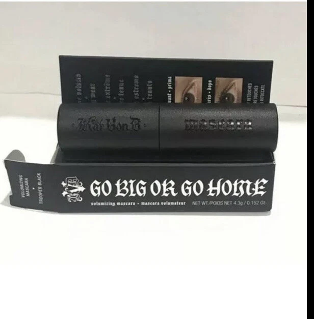 Lot Of 2 KVD KatVonD Go Big Or Go Home Travel Size Mascara New In Box  - Image 1 of 4