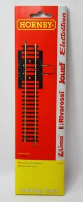 HORNBY R618 RIVAROSSI LIMA BINARO INTERROTTO ISOLATO 168 mm SCALA HO NEW