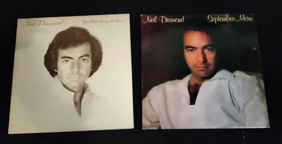 ЛОТ ВИНИЛОВЫХ ПЛАСТИНОК 12 ДЮЙМОВ NEIL DIAMOND СЕНТЯБРЬСКОЕ УТРО + ВЫ НЕ ПРИНОСИТЕ МНЕ ЦВЕТЫ - Изображение 1 из 4