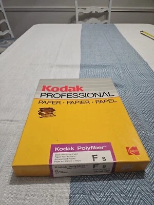 Kodak Polyfiber Professional F S 186 1392 8x10 Mostly Full 70-100 Sheets - Image 1 of 4