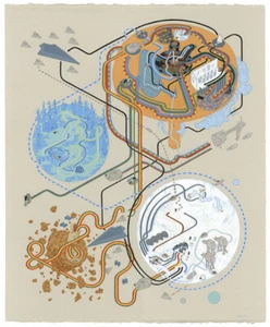 Paths of Empire - 2013 2nd Edition - Andrew DeGraff - Star Wars Cinemaps Mondo - Picture 1 of 6