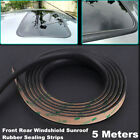 Universal 25mm*4mm Car Windshield Sunroof Triangular Window Rubber Seal Strip 5M