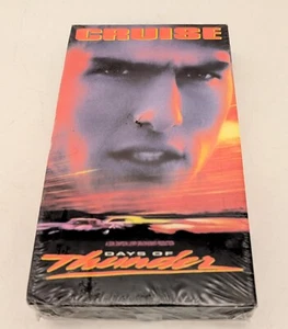 Days of Thunder 1990-Tom Cruise-New Sealed VHS Tape With Paramount Watermarks - Picture 1 of 4