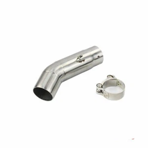 Motorcycle Exhaust Adapter Middle Link Pipe For Suzuki GSX-R 600 750 2011-2015 - Picture 1 of 4