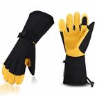 CCBETTER Winter Gloves Ski Windproof Winter Gloves for Cowhide Palm & 3M Thinsul