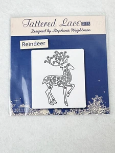 TATTERED LACE by STEPHANIE WEIGHTMAN - REINDEER - D107 - BRAND NEW - Picture 1 of 2