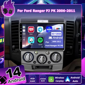 For Ford Ranger PJ PK 2006-2011 Car Play Car Stereo Android 14 Sat Nav 6GB+128GB - Imagen 1 de 18