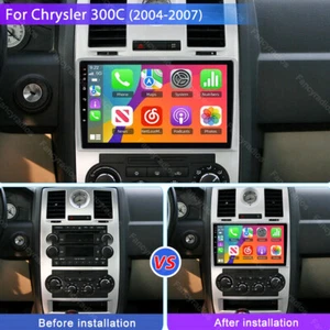 2+32G Android 13 Carplay Car Radio For Chrysler 300C 2004-2007 Stereo GPS WIFI - Picture 1 of 13