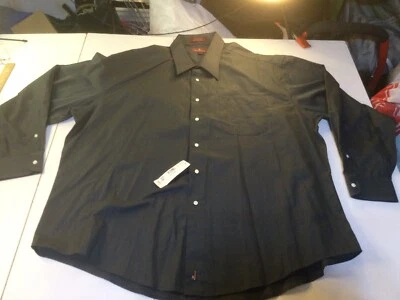 Camisa de vestir Nordstrom para hombre abotonada verde 18,5/35 manga larga nueva con etiquetas Foto 1 de 4