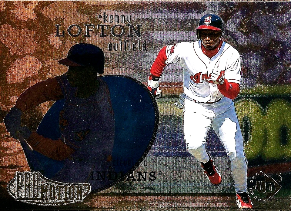 KENNY LOFTON 1997 UPPER DECK UD3 PROMOTION CARD 37 CLEVELAND INDIANS - Image 1 of 2