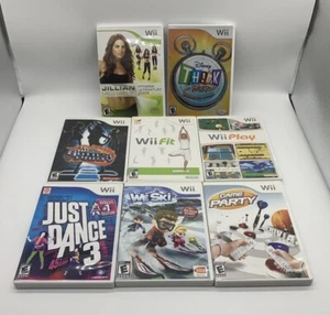 x8 Nintendo Wii Assorted Game Bundle Lot Dance Fitness Disney Ski Party Play - Picture 1 of 8