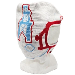 Vintage Houston Oilers NFL Football Beanie Cap - Helmet Mask Toque Hat 1990 - Picture 1 of 7