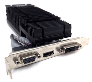 MSI NVIDIA GeForce GT 730 2GB DDR3 PCI-E Video Card VGA DVI HDMI N730K-2GD3H/LP - Picture 1 of 10