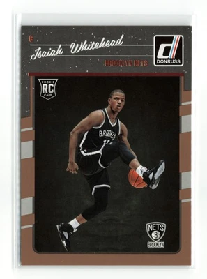 2016-17 PANINI DONRUSS ISAIAH WHITEHEAD #184 RC NETS - Image 1 of 2