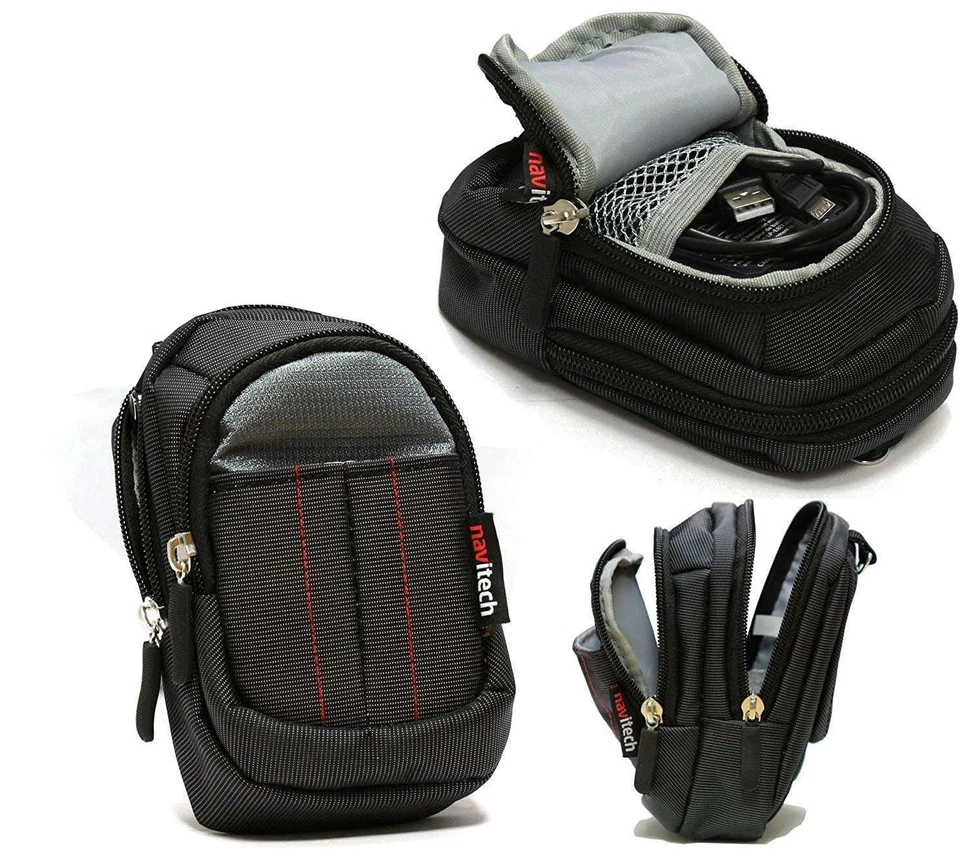 Bolsa de cámara compacta negra Navitech para Olympus Tough TG-4 / TG-Tracker Foto 1 de 1