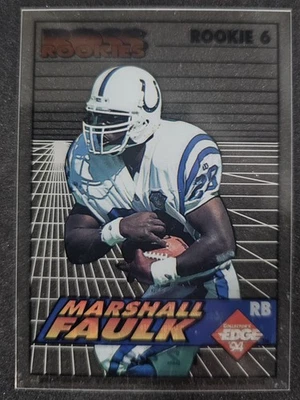 1994 Collector's Edge Marshall Faulk Boss Rookies Update RC #6 Colts - Image 1 of 2