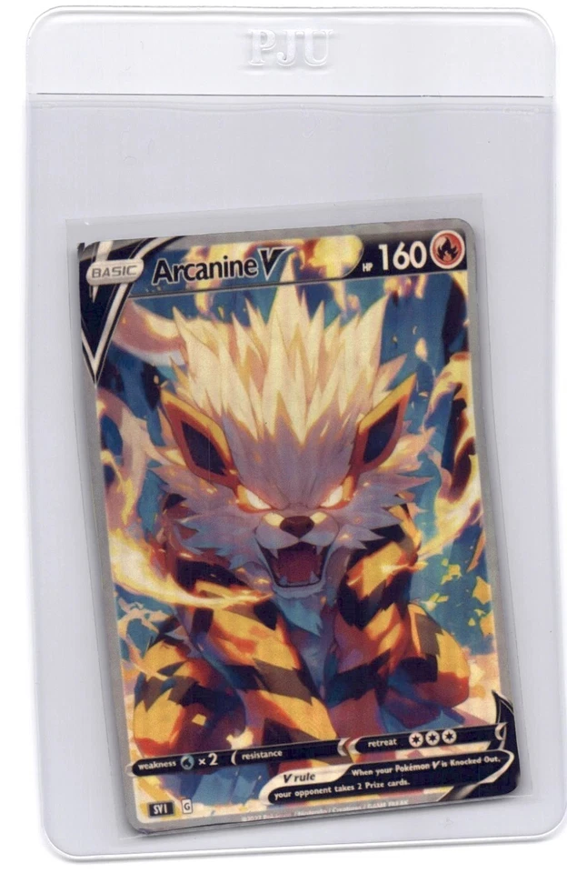 HandMade Per Order PokeTeamLegends Pokemon Card Holo PTL15 Arcanine - Image 1 of 1
