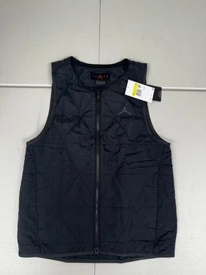 Chaleco acolchado de golf Nike Jordan Sport para hombre cremallera completa FB3265-010 negro talla S $115 Foto 1 de 4