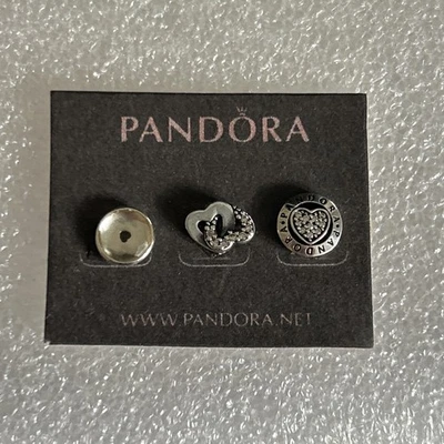 Authentic Pandora 🌟 Mini petite floating charms Trio April birthday - Image 1 of 2
