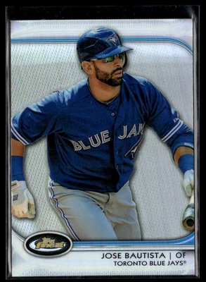 2012 Topps Finest Refractor Jose Bautista Toronto Blue Jays #60 - Image 1 of 2