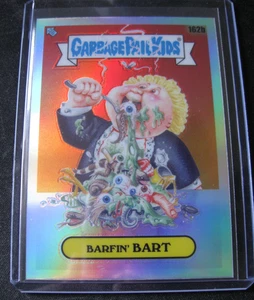 BARFIN' BART 2021 Garbage Pail Kids Chrome Series 4 Refractors #162b MINT - Picture 1 of 2