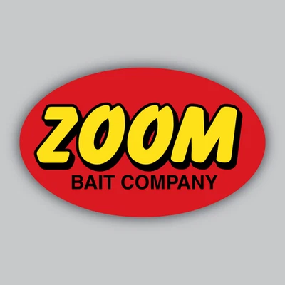 Zoom Bait Company Vinyl Sticker/Decal -Fishing -Worms-Creatures -Flukes-Trailers - Image 1 of 2