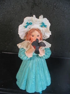 Maud Humphrey Bogart 1989 LITTLE CAPTIVE Girl & Bird Ltd Ed no box  #H1374 - Picture 1 of 1