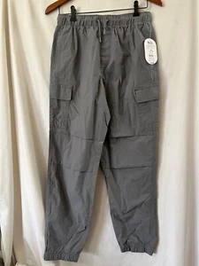 Wonder Nation Boys Pull on Outdoor Gray Cargo Jogger Pants Pockets Many sizes - Picture 1 of 4