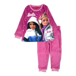 Girls' Pajamas, Barbie. Fuchsia From 2 To 12 Years. - Picture 1 of 5