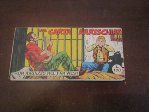 UN RAGAZZO NEL FAR WEST RACCOLTINA STRISCIA N.48 UNA CARTA ARRISCHIATA 1964 - Imagen 1 de 5
