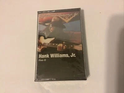 1985 Hank Williams Jr. Five-O Cassette Tape Vintage DR2 - Image 1 of 4
