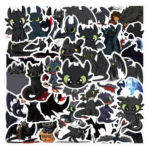 50pcs How to Train Your Dragon Toothless Graffiti Stickers Cartoon Sticker Gift - Picture 1 of 10