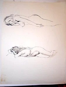 William Redgrave (1903-1986) 10 x dibujos de vida, estudios de desnudos, 3 firmados. - Imagen 1 de 13