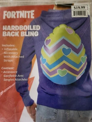 Fortnite Hardboiled Back Bling Halloween Costume Easter Egg Accessory Prop Strap - Image 1 of 4