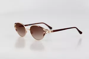 Diva 5070 3, Vintage 90s gold & tortoise cat eye sunglasses women, NOS - Picture 1 of 10