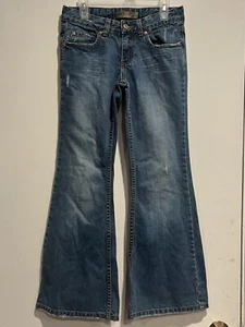 Kids Old Navy Denim Y2K Hipster Flare Size 10 - Picture 1 of 6