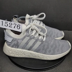 Adidas NMD R2 Shoes Womens Sz 10 Gray White Athletic Trainers - Picture 1 of 8