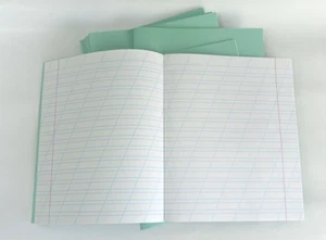 Set 10 pcs Russian Classic School Notebook Tetradka 12 Sh. Narrow Oblique Lines - Picture 1 of 10